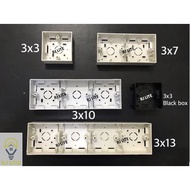 PVC NUT BOX 3x3 3x7 3x10 3x13
