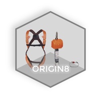 ELARA 140 DELTA PLUS FALL ARRESTER SYSTEM KIT HARNESS AND SELF RETRACTABLE FALL ARRESTER