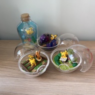 Re-ment Pokemon Center 限定 生態球 Rement 比卡超 4隻