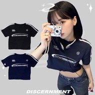 LimeLight DISCERNMENT RACING Short Version Jersey Y2K Line American Retro M-W04 Y2K Top