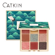 CATKIN 9 Colors Eyeshadow Palette High Pigment Easy to Apply Multi-Use Eyeshadow Glitter Stay All Da