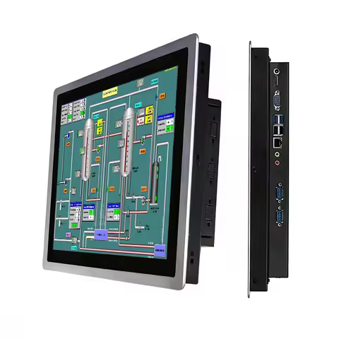 10.1 13.3 15.6 18.5 21.5 Inch Industrial Computer All in One PC Panel with Capacitive Touch Screen B
