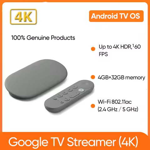 Google TV streamer (4K) Supports up to 4K resolution HDR and Dolby Vision technology smart home devi