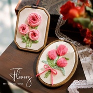 Exchange Gifts🎁 Stamp Embroidery Hand-Made diy Material Package Mother's Day Group-Building Event Gr