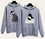 jaket couple pasangan / Sweater couple pasangan 2 pcs tebal / COUPLE ANIME STYLE / Sweater couple pa