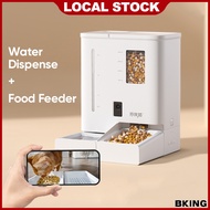 【2 IN 1】Cat Food and Water Dispenser Automatic Cat Feeder With Camera Water Fountain Auto Pet Feeder