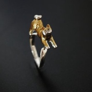 拒絕搖尾巴的柴犬銀戒指