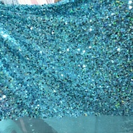 Sequin tile fabric, embroidered garment,/, luxury sequin kebaya fabric