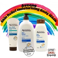 [Crazy Sale] Aveeno Skin Relief Fragrance-Free Body Wash 1L & 354 | Lotion 225ml | Cream 100g [Sensi