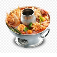 PERIUK STEAMBOAT/THAI ALUMINIUM TOMYAM POT/ALUMINIUM SHABU POT/HOT POT CHARCOAL_PERIUK TOMYAM ARANG(