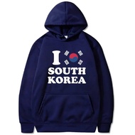 NEW ARRIVAL HOODIE I LOVE SOUTH KOREA UNISEX S-5XL PREMIUM HIGH QUALITY READY STOCK