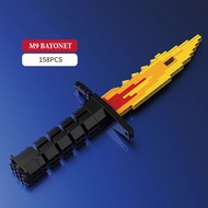 Đồ Chơi Lắp Ráp LEGO Mô Hình Dao Butterfly M9 Bayonet Karambit Bouy Trong CSGO Xếp Hình Phát Triển T
