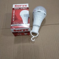 Lampu LED emergency SURYA 12 Watt AC DC hemat energi