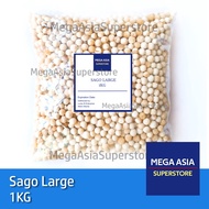 Mega Asia Tapioca Pearls / Sago Large 1kg