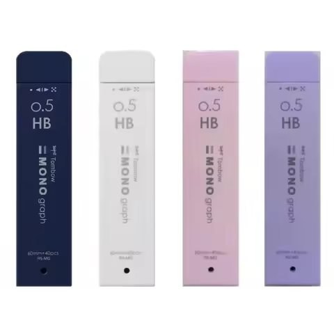 Tombow MONO Graph Mechanical Pencil Leads R5-MG 0.5mm HB 2B Japan