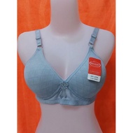 MISLILY WIRELESS BRA LARGE CUP BEAUTIFUL ELEGANT SQUARED MOTIF 3 HOOKS