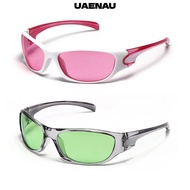 UAENAU Oval Shades Trendy Cycling Driving Eyewear