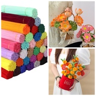 Fuzzy Wire 100pcs/set DIY Flowers Bouquet for Gift, Handmade Valentine's Day Gift, Pipe Cleaner Flow