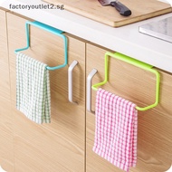 factoryoutlet2.sg 1PC Kitchen Organizer Towel Rack Hanging Holder Bathroom Cabinet Cupboard Hanger Hot