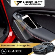 Mercedes Benz GLA X156 GLA180 GLA200 2014-2020 Front Rear Door Armrest Storage Box V Project Car Accessories