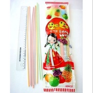 Long cc stick candy 50 pcs gula-gula straw