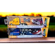 Diecast Jada truck peterbilt model trailer box