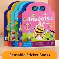Daily 032- Reusable Sticker Book Waterproof/Children's Sticker Book And Activities