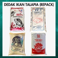 [1KG] [REPACK] Dedak Makanan Ikan Talapia | Keli | Kelah | Puyu 8811 8822 8833 9922 TP-0 TP-1 TP-2 9