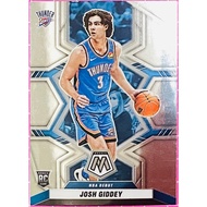 Josh Giddey Newcomer Card RC Metal NBA 2021-22 Panini Mosaic 265