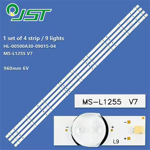 4pcs LED TV RTV5019USM SANSUI SMX5019USM Selecline 894527/50S18UHD MS-L1255 V7 CX50D09 CX50D09R CX50