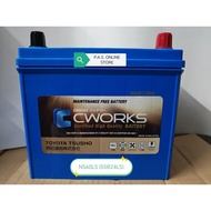 CWORKS MF BATTERY NS60LS/55B24LS MAINTENANCE FREE BATTERY BY TOYOTA TSUSHO