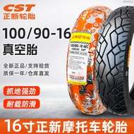 Tayar motosikal Cheng Shin 100/90-16, tayar luar Xiamen 10090-16 inci, tayar vakum serbaguna untuk r