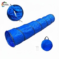 [chulisia] Training Tunnel Equipment Large Canvas Agility Tunnel for Dog Exercise Interactive Fitnes