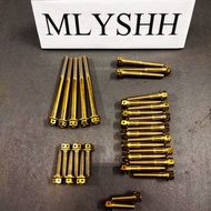 💥READY STOCK💥ENJINE SCREW/ENJIN SKRU GOLD & TITANIUM FOR KRISS110💥💥