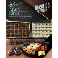 Chocolate Almond Ajwa Dates / Kurma Cokelat Badam, Kotak Premium, Chocolate Dates