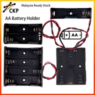 AA Battery Holder 1 / 2 / 3 / 4 Slots Battery AA Holder with Wire Lead