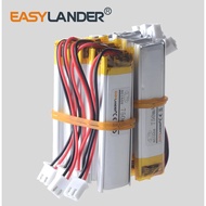 10pcs/Lot JST2.54 2P 3.7V 750mAh 801558 Rechargeable Lithium Li-ion Polymer Battery
