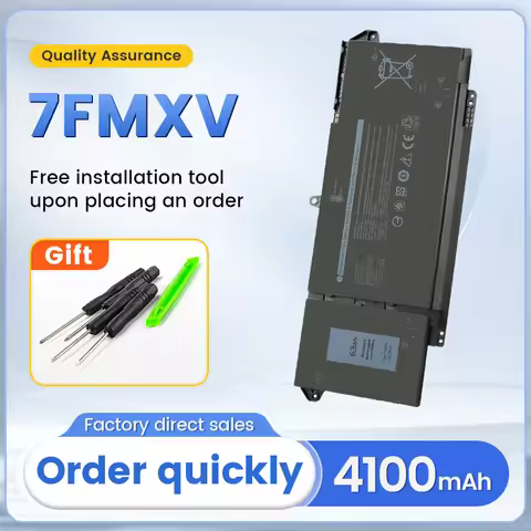 SOMI 7FMXV 4-Cells 63Wh Laptop Battery for Dell Latitude 5320 7320 7420 7520 Latitude 5320 2-in-1/73