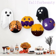 FALLFORBEAUTY Halloween Paper Lantern, Ghost Bat Festival Ghost Lanterns, Funny DIY Handmade Paper H