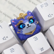 Art key artisan keycap LOL Yuumi keycap Hand made Resin keycap mechanical keyboard keycap personaliz