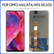 จอ LCD แบบดั้งเดิม6.5 "สำหรับ A74 A93 OPPO A54จอแสดงผล LCD แบบสัมผัสหน้าจอ5G สำหรับ PCGM00 OPPO CPH2