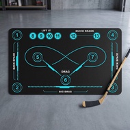 Field Hockey Stick Skills Training Mat Accurate Lines Field Hockey Drill Mat Abrasion-Resistant Slim