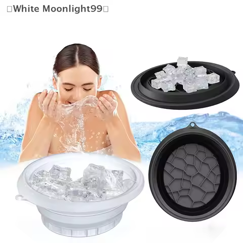 Large Bowl For Face Ice Bath Foldable Ice Bath Bowl Silicone Bowl For Dipping Face Ice Bath Ice Bath