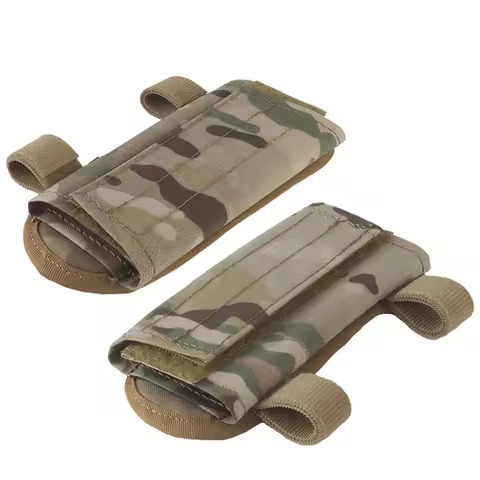 2Pcs Tactical Vest Strap Shoulder Pad Comfort Cushion Mesh Padded Camo for Hunting Vests SPC JPC1.0/