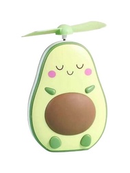 Espejo Con Ventilador Incluido Ideal Para Maquillaje Con Diseño De Aguacate Kawaii