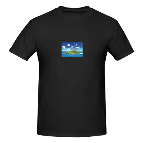 Funny Wii Sports Resort Island Men's Printed T-Shirt Unisex T shirtSummer