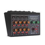 【Wireless】 Professional Sound Mixer Karaoke Mixer 8 Channel Studio Audio Dj Mixing Console Amplifier