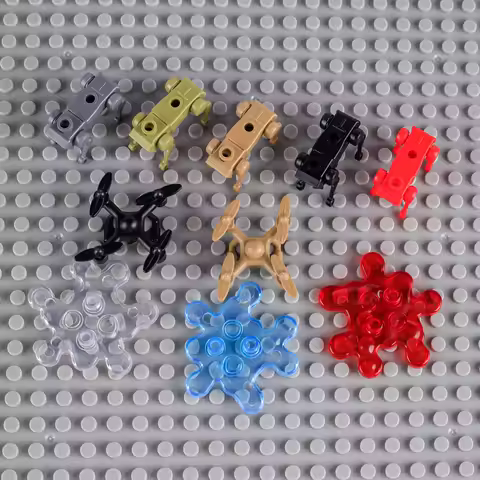 Gas Mask Building Blocks Zombies Radiation Sign Oil Tank Bullet Lighter Cigarette WW2 Military Soldi