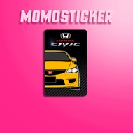 Honda Civic FD Sticker for atm tng nfc access card banapassport
