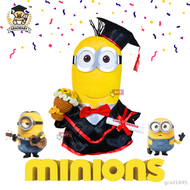 Minions Kelvin畢業公仔可加名 神偷奶爸小小兵畢業禮物 Despicable Me正版香港現貨 Graduation Plush